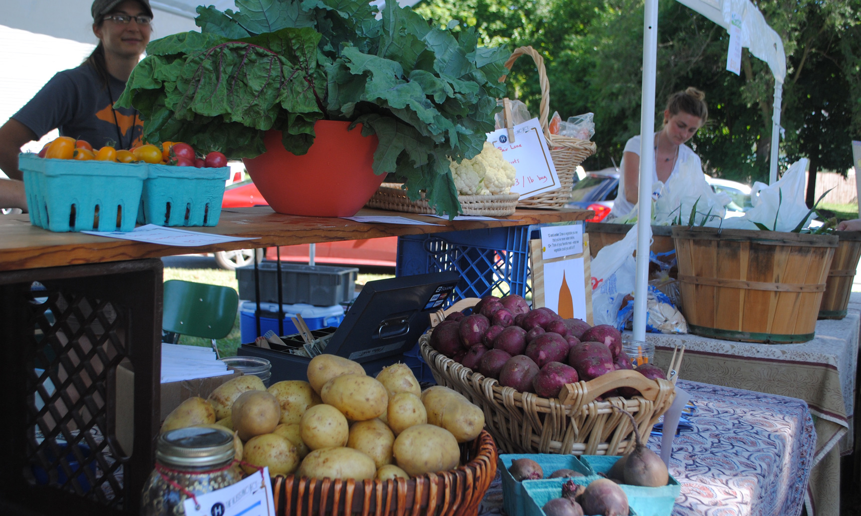 Delicious options at Future Fest Farmers' Market and food vendors