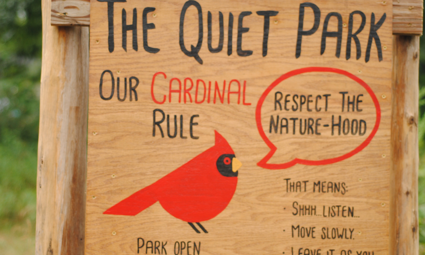 Annual original poem honors Quiet Park dedication